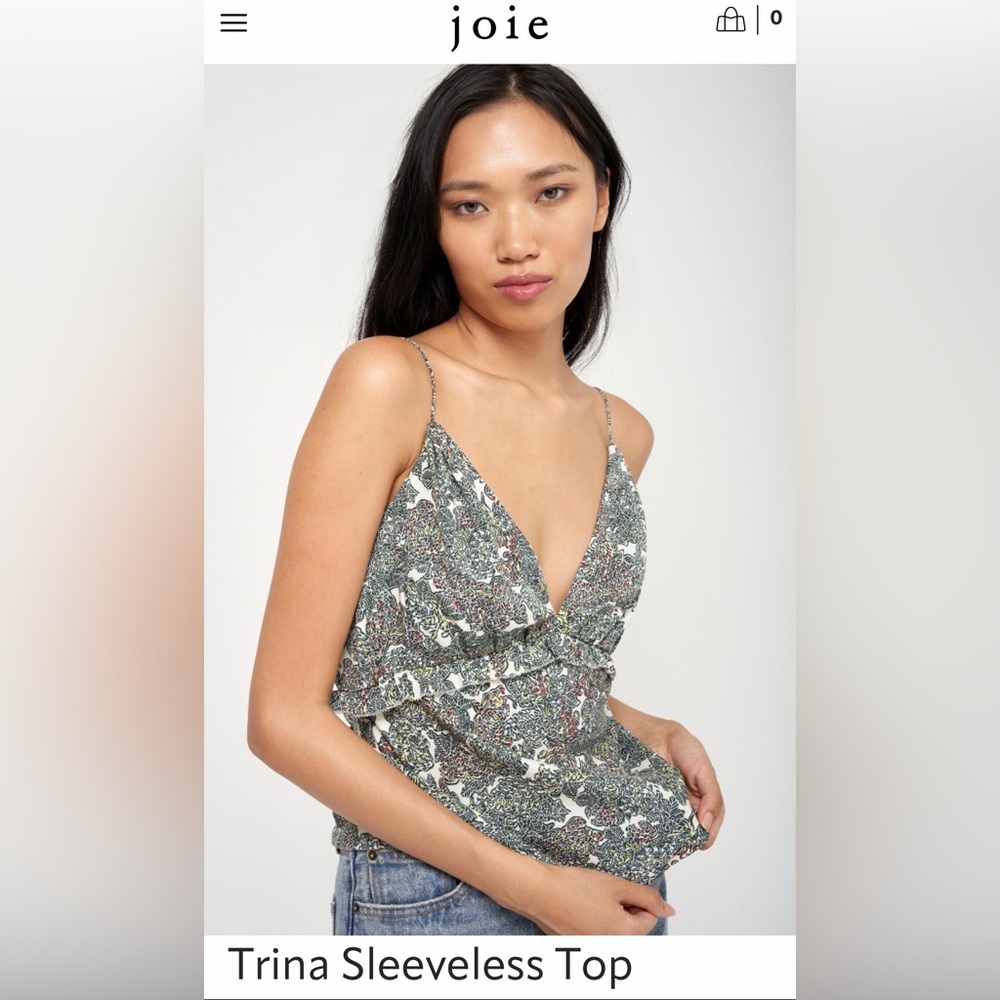 Joie - Trina Sleeveless Top - Winter White Multi